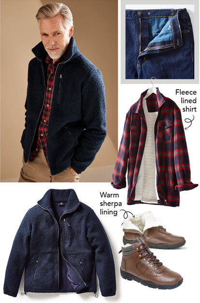 Pegasus Sherpa Fleece Lined Jacket